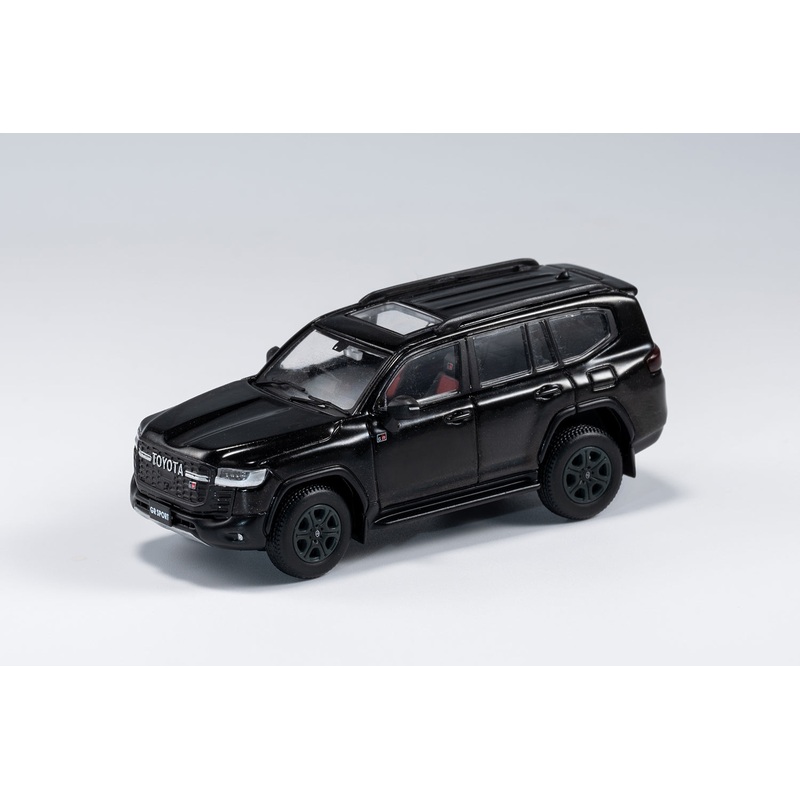 G.C.D 1/64 Toyota Land Cruiser 300 GR Sport, Black RHD #159