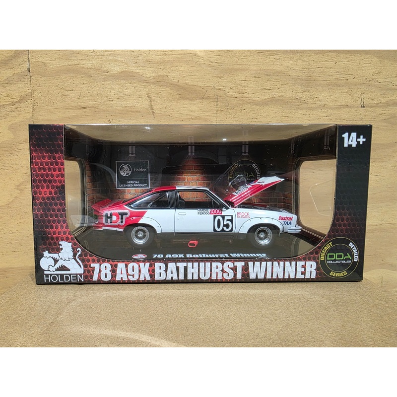 Peter Brock – 1978 Bathurst Winner – A9X Torana – 1:24 Scale Diecast Model – DDA