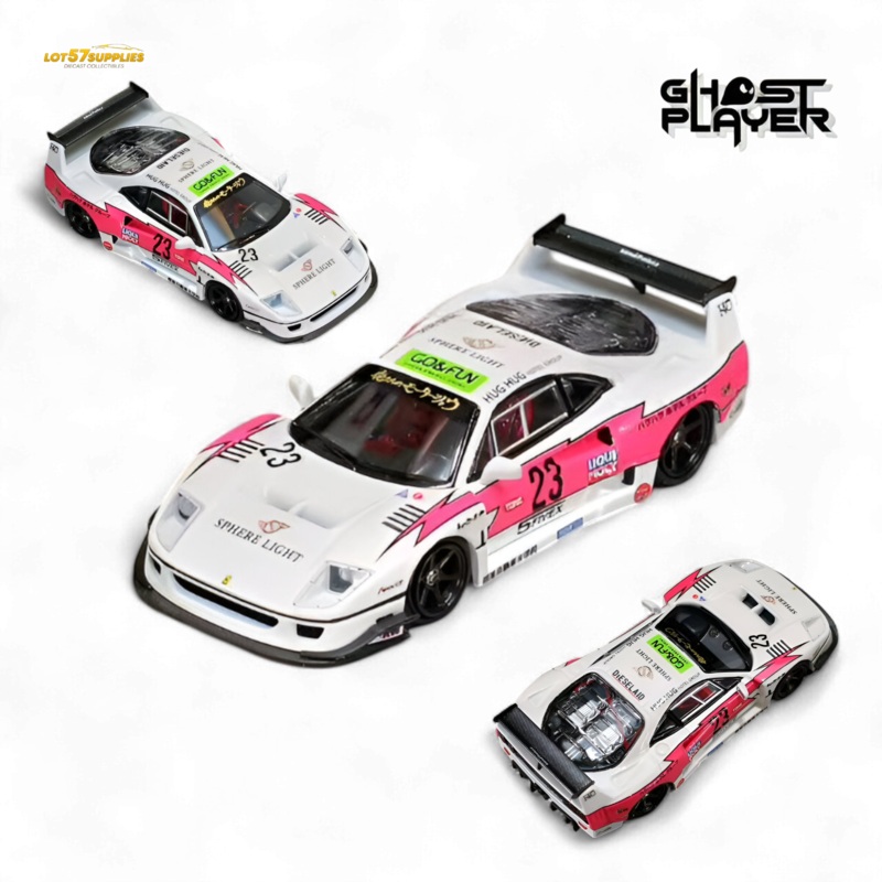 (Pre-Order) Ghost Player LBWK F40 – Pink Flash #23 1:64