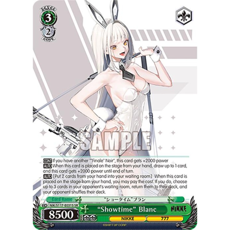 Showtime Blanc (NIK/S117-E031S SR) [GODDESS OF VICTORY: NIKKE]