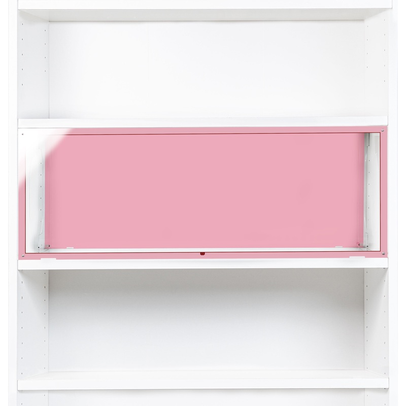 Window Display Solution for IKEA BILLY Bookcase (80cm Wide) – Pink
