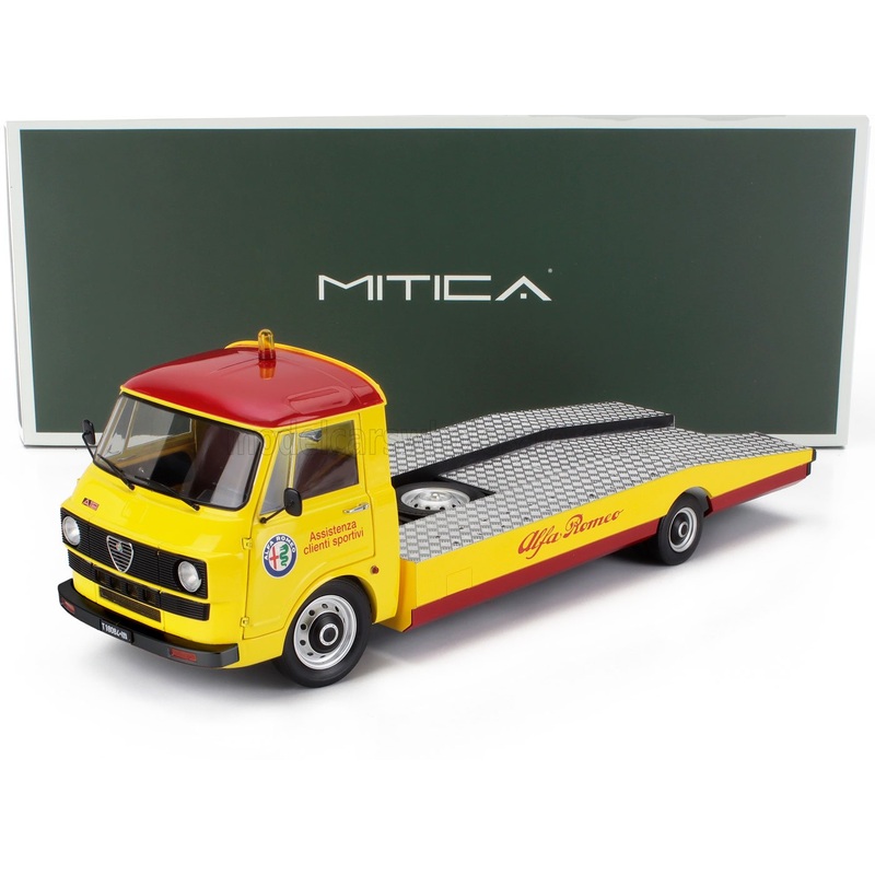 ALFA ROMEO – A12 (F12) CARRO ATTREZZI SECONDA SERIE 1977 – TOW TRUCK – ABSCHLEPPWAGEN – DPANNEUSE – YELLOW RED