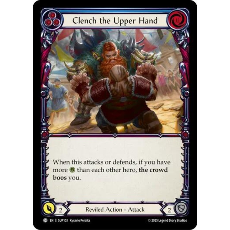 Clench the Upper Hand (Blue) [SUP103] (Super Slam)