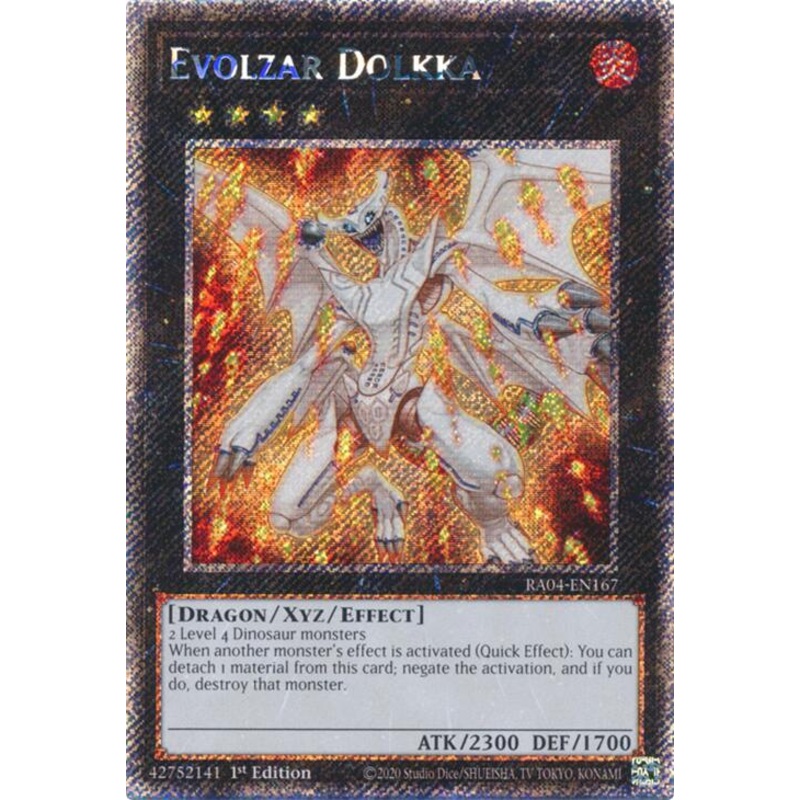 Evolzar Dolkka [RA04-EN167] Platinum Secret Rare
