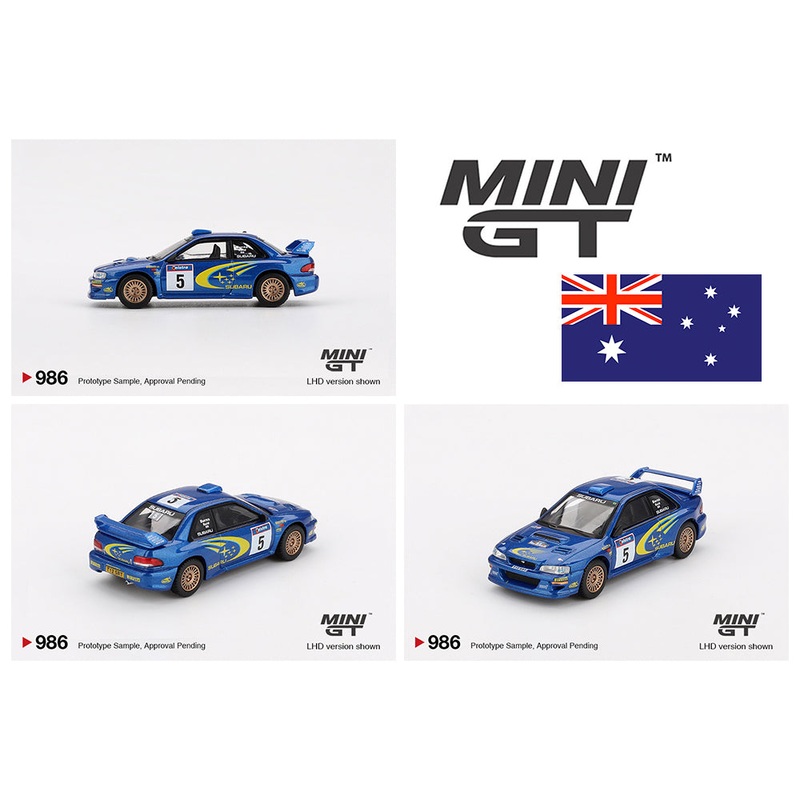 *PREORDER* MINI GT 1:64 Subaru Impreza WRC99  #5, Richard Burns / Robert Reid  Winner, 1999 Rally Australia  Australia Exclusive