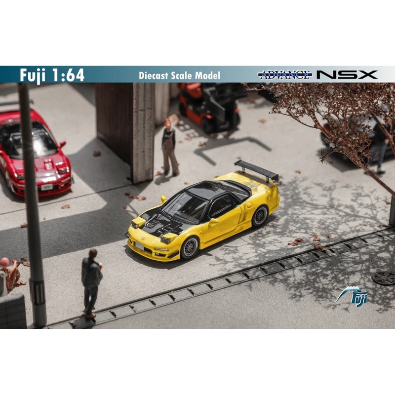 Fuji 1/64 Fuji 1:64 Honda NSX Mk1 NA1 Advance – Yellow