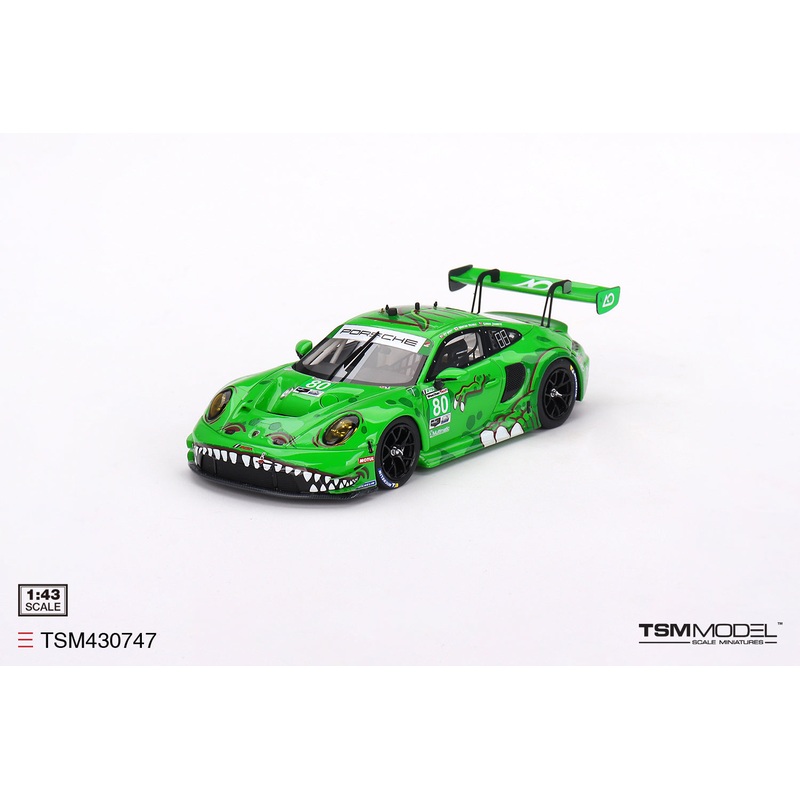 Porsche 911 GT3 R #80 AO Racing 2023 IMSA Sebring 12 Hrs GTD – 1:43 Scale Model car – TSM
