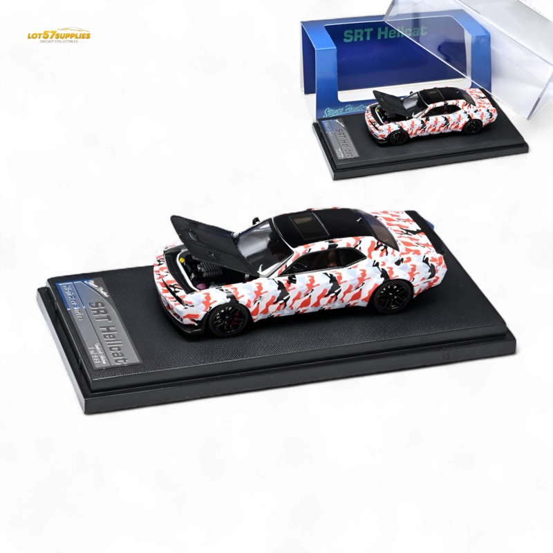 (Pre-Order) Stance Hunters Dodge Challenger SRT Hellcat DPM Desert Orange Gray – 1:64