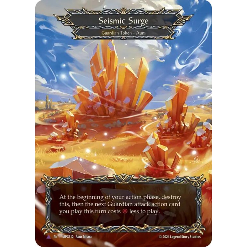 Seismic Surge (Crystal) (Marvel) [MPG112] (Mastery Pack Guardian)  Cold Foil