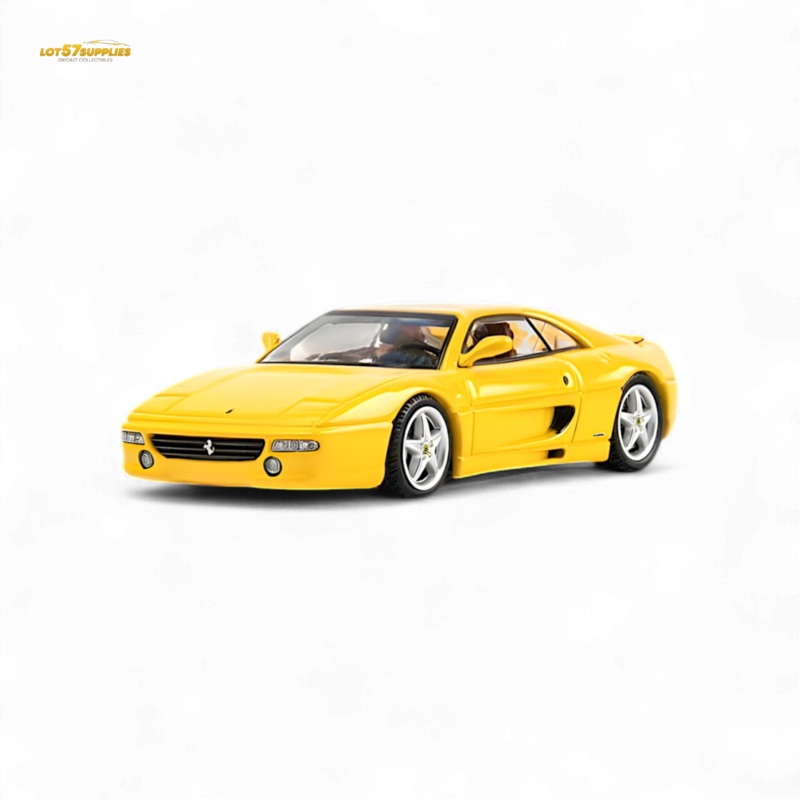 TPC F355 challenge Diecast Model in Modena Yellow 1:64