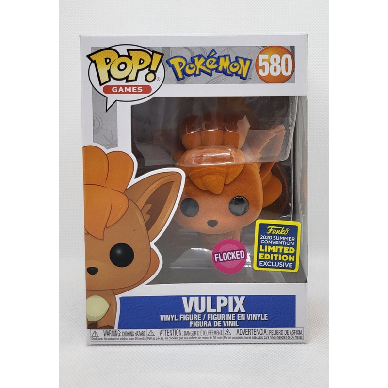 Vulpix #580 Hot Topic Exclusive (Flocked) (Pokemon)