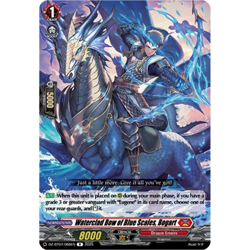 Waterclad Bow of Blue Scales, Bogart (DZ-BT07/068EN) [Moon Fangs & Cerulean Blaze]