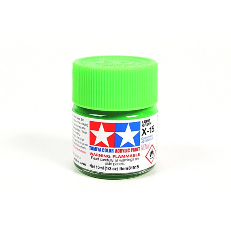 Acrylic Mini X-15 Light Green Paint