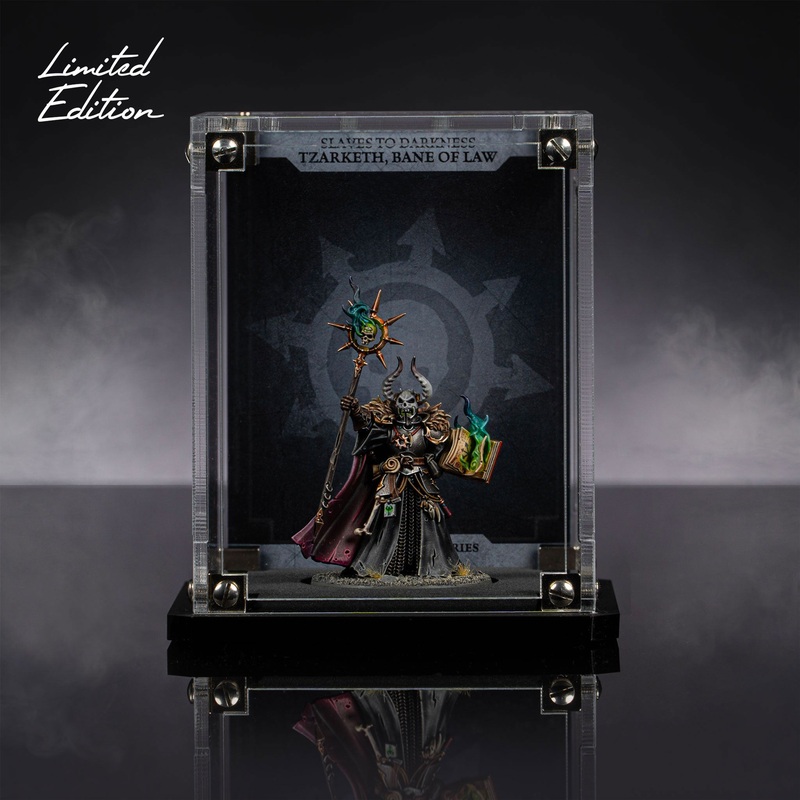Display Case for Warhammer+ Day Tzarketh, Bane of Law
