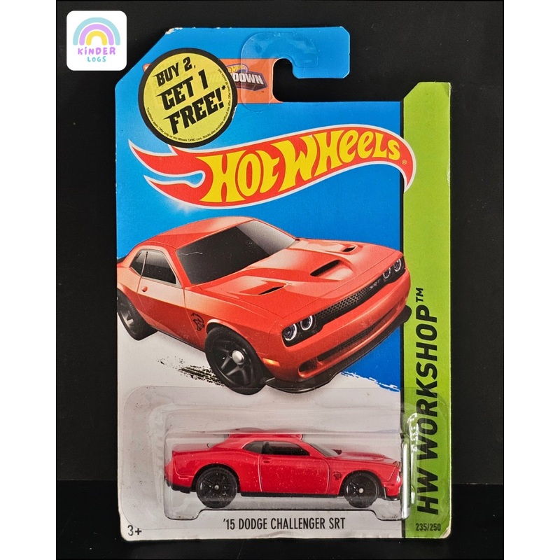 Hot Wheels 2015 Dodge Challenger SRT (Red Color)