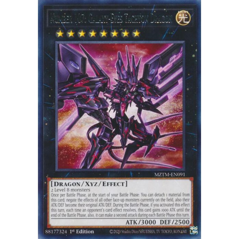 Number 107: Galaxy-Eyes Tachyon Dragon [MZTM-EN091] Rare