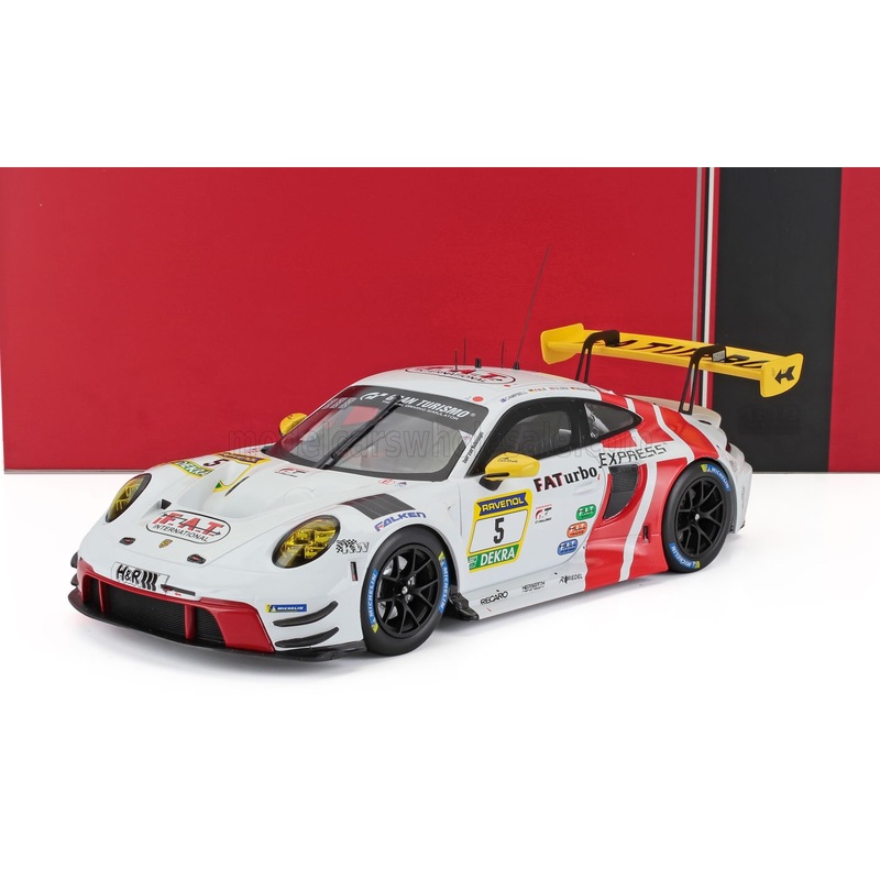 PORSCHE – 911 992 GT3 R TEAM HERBERTH MOTORSPORT N 5 24h NURBURGRING 2024 ROBERT RENAUER – VINCENT KOLB – DENNIS OLSEN – MATT CAMPBELL – WHITE RED