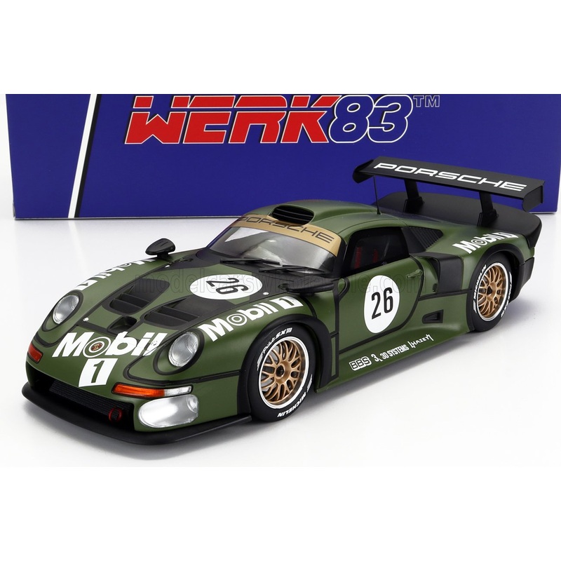 PORSCHE | 911 GT1 3.2L TURBO  TEAM PORSCHE AG MOBIL1 N 26 PRE QUALIFYING 24h LE MANS 1996 Y.DALMAS – H.J.STUCK – K.WENDLINGER