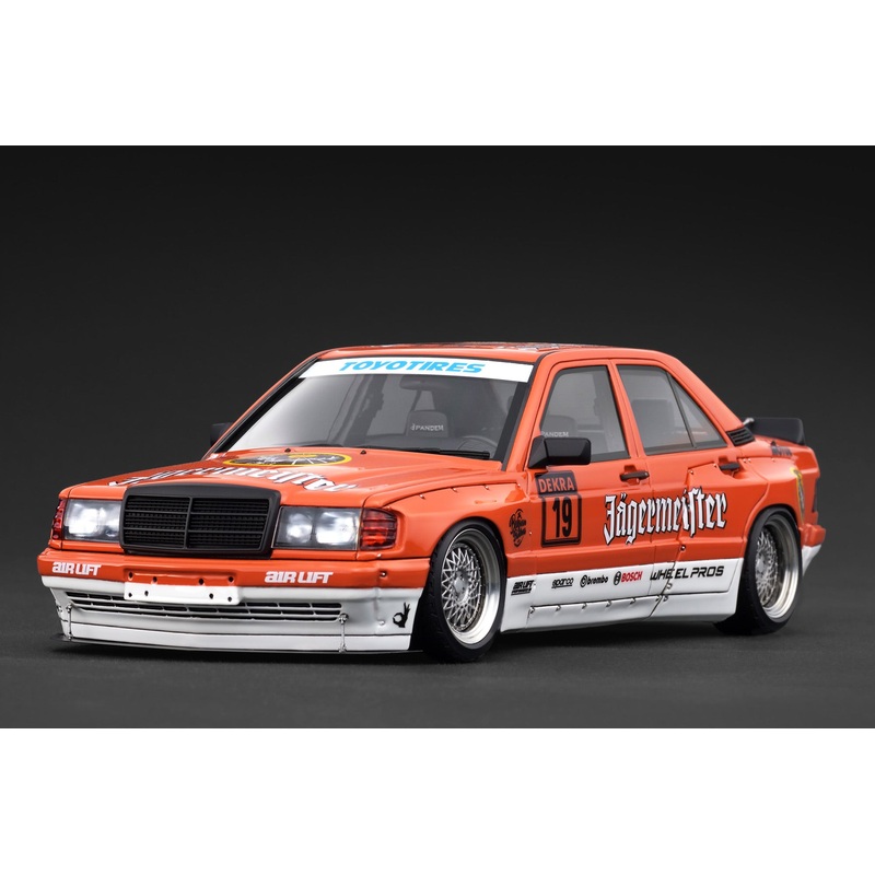 *PREORDER* Ignition Model 1:18 Mercedes-Benz 190 PANDEM in Orange