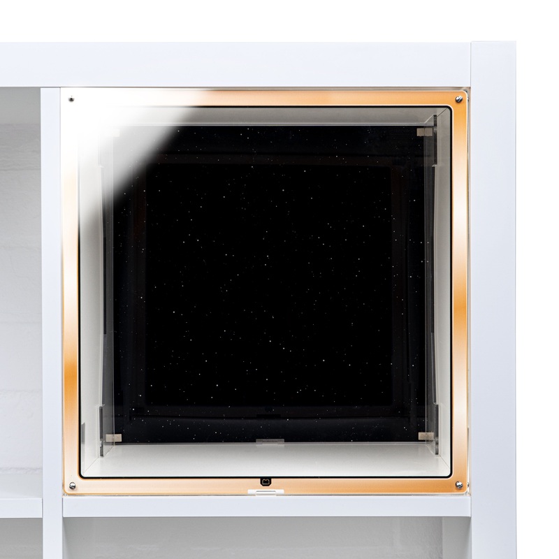 Star Wars Gold Themed Printed Window Display Solution for IKEA KALLAX