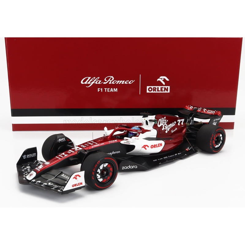 ALFA ROMEO – F1  C42 TEAM ORLEN RACING N 77 6th BAHRAIN GP 2022 VALTTERI BOTTAS – WHITE RED MET