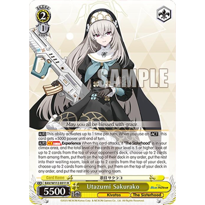 Utazumi Sakurako (BAV/W112-E011 R) [Blue Archive]