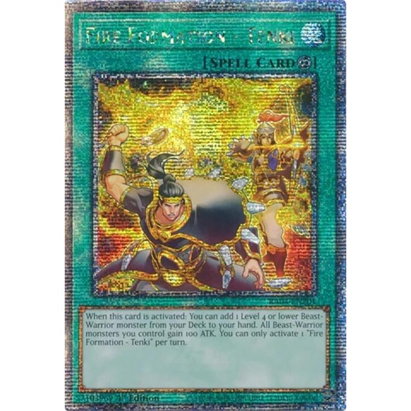 Fire Formation – Tenki [RA04-EN201] Quarter Century Secret Rare