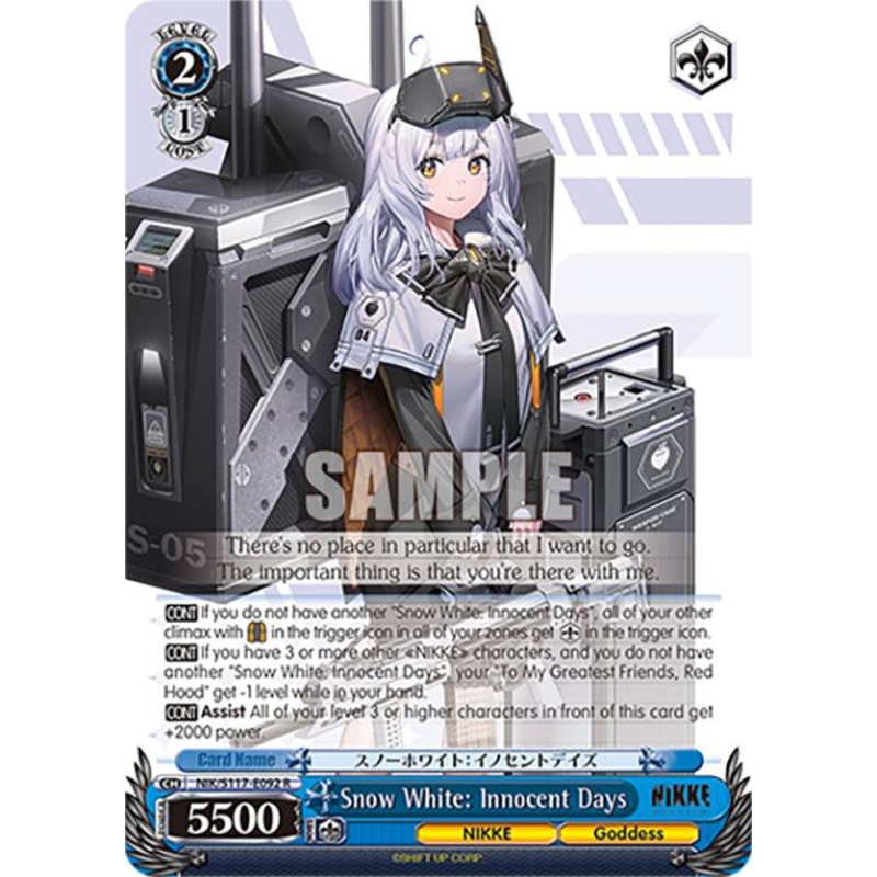 Snow White: Innocent Days (NIK/S117-E092 R) [GODDESS OF VICTORY: NIKKE]