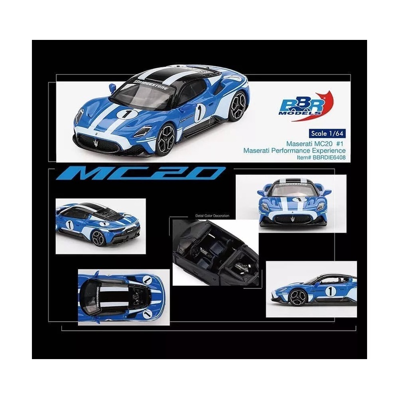 BBR MODELS 1/64 Maserati MC20 #1 Maserati Performance Experience