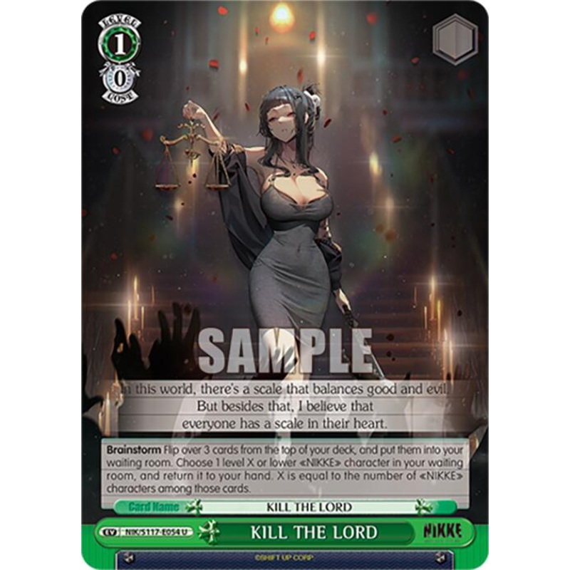 KILL THE LORD (NIK/S117-E054 U) [GODDESS OF VICTORY: NIKKE]
