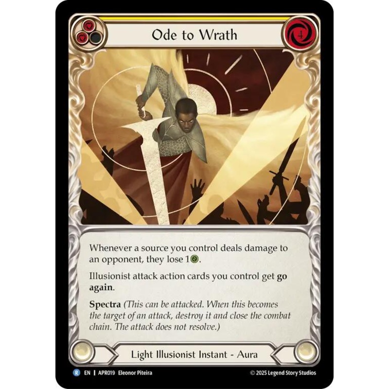 Ode to Wrath [APR019] (Armory Deck: Legends Prism)