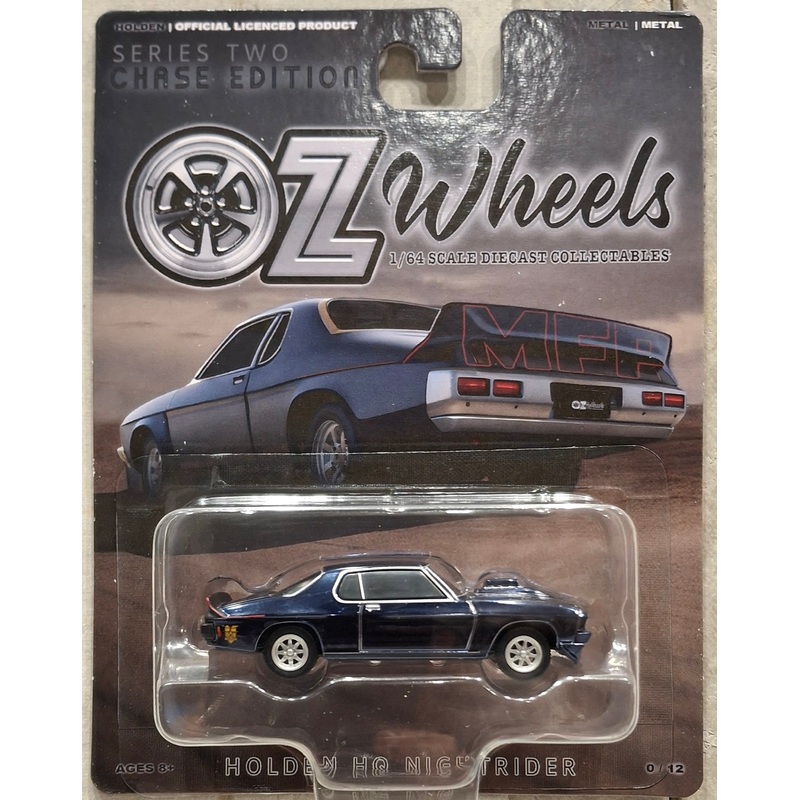 OZ WHEELS – HOLDEN HQ NIGHTRIDER -SUPER CHASE EDITION – SERIES 2 – 1:64 SCALE DIECAST