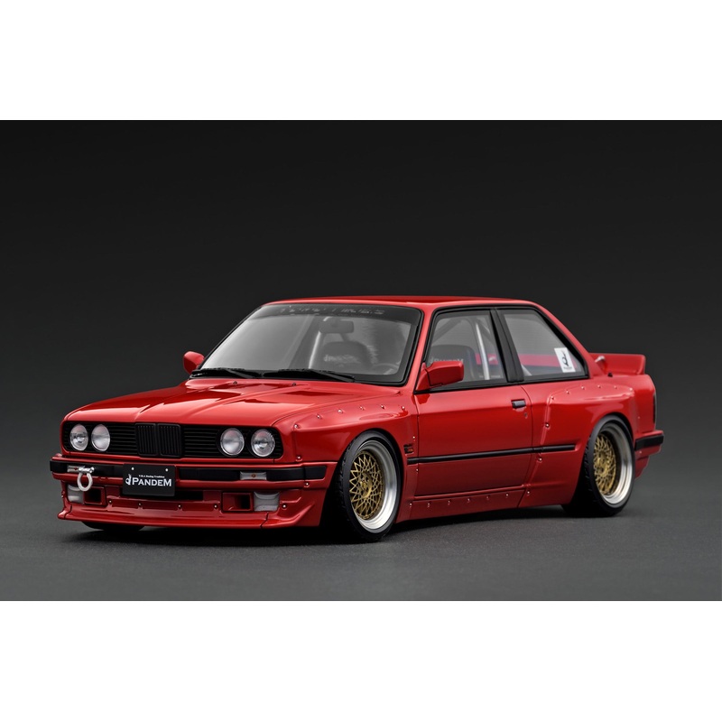 *PREORDER* Ignition Model 1:18 BMW E30 3-Series PANDEM in Red