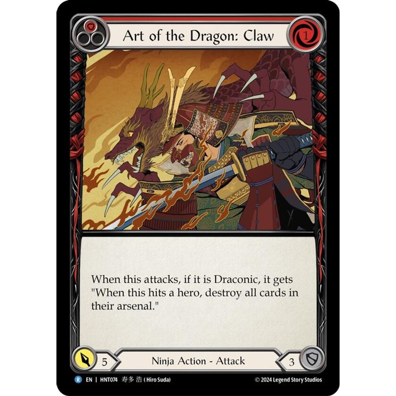 Art of the Dragon: Claw [HNT074] (The Hunted)  Rainbow Foil