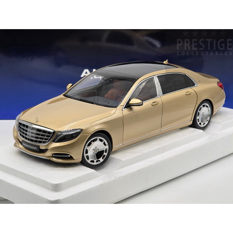 AUTOart Mercedes Benz Maybach S-Class S600 Gold 76294 1:18 Scale – New / READ