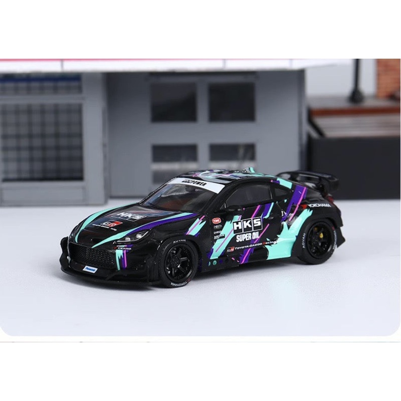 Fuji 1:64 Toyota Pandem GR86 Rocket Bunny HKS