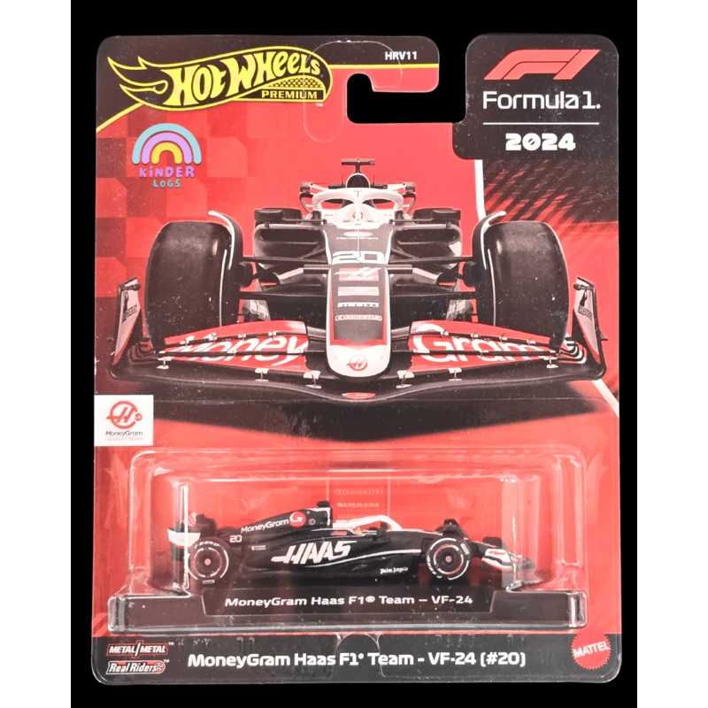 Premium Hot Wheels MoneyGram Haas F1 Team – VF-24 (#20) – Imported
