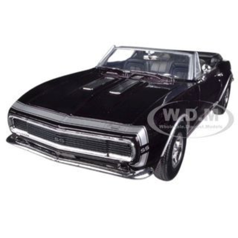 1967 Chevrolet Camaro SS Convertible Burgundy 1/24 Diecast Model Car by Motormax