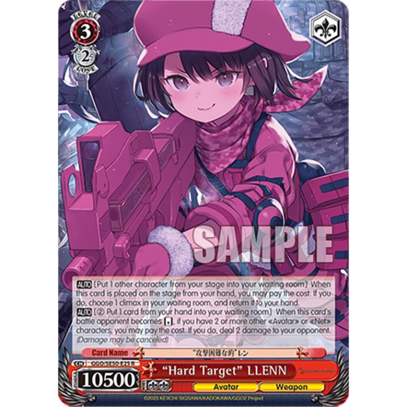Hard Target LLENN (GGO/SE50-E25 R) [SAO AlternativeGun Gale Online2 Premium Booster]