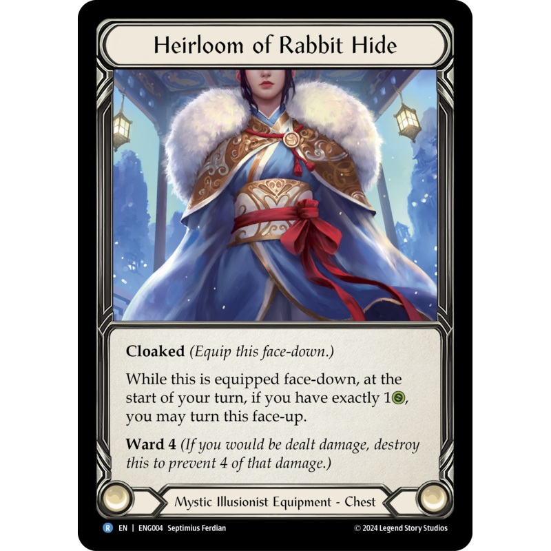 Heirloom of Rabbit Hide [ENG004] (Part the Mistveil Enigma Blitz Deck)