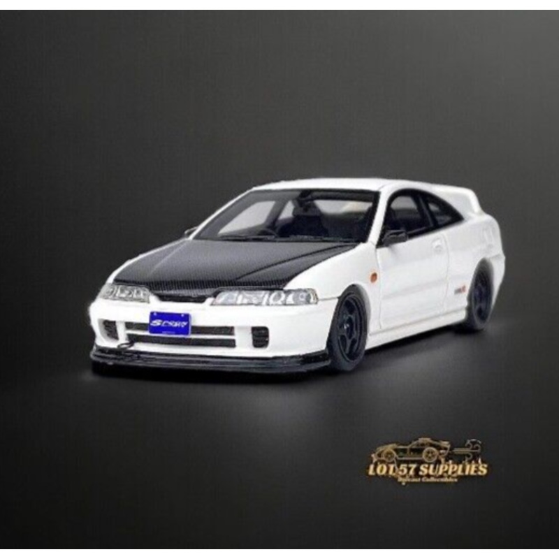 Nice Auto Honda Integra DC2 in White 1:64 Resin Limited to 399 Pcs