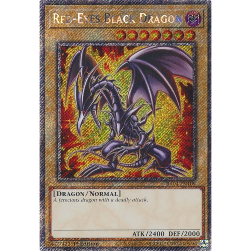 Red-Eyes Black Dragon (7th Art) [RA04-EN109] Platinum Secret Rare