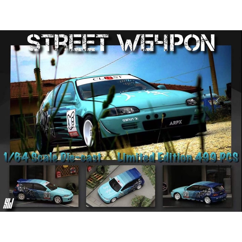 Street Weapon 1:64 Honda CIVIC EG6 Falken Edition