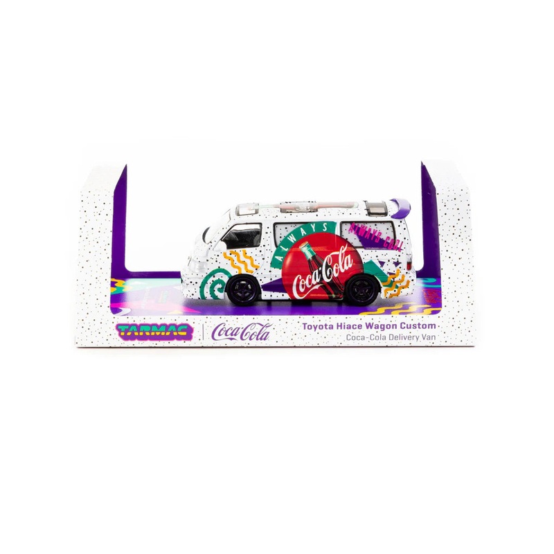 Tarmac Works 1/64 Toyota Hiace Wagon Custom Coca-Cola Delivery Van – HOBBY64