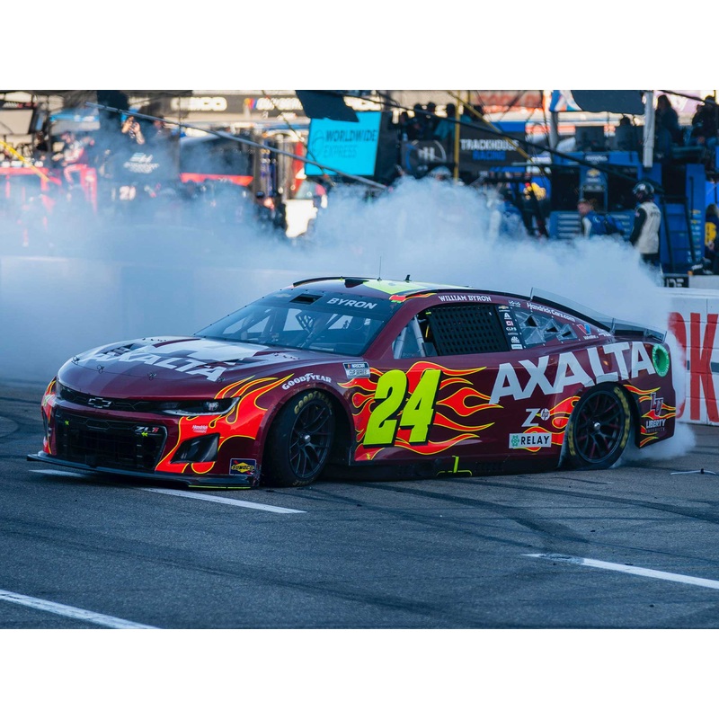 WILLIAM BYRON 2024 AXALTA HMS 40TH ANNIVERSARY MARTINSVILLE RACED WIN 1:24 SCALE ELITE DIECAST
