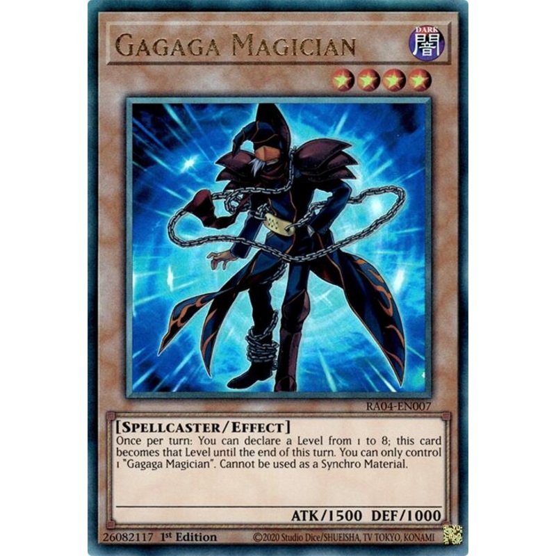 Gagaga Magician [RA04-EN007] Prismatic Ultimate Rare