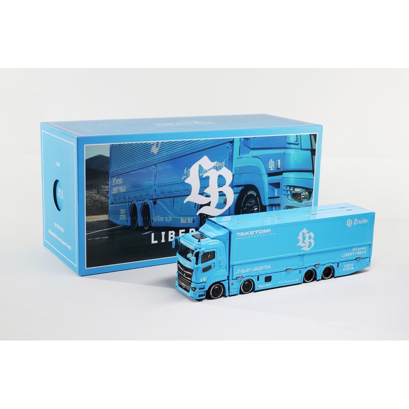 * PRE ORDER * GCD 1/64 Diecast Model LBWK Mitsubishi LB-Trucks Fuso Super Great 2025 Shanghai China Toy Epo Exclusive Baby Blue(576)