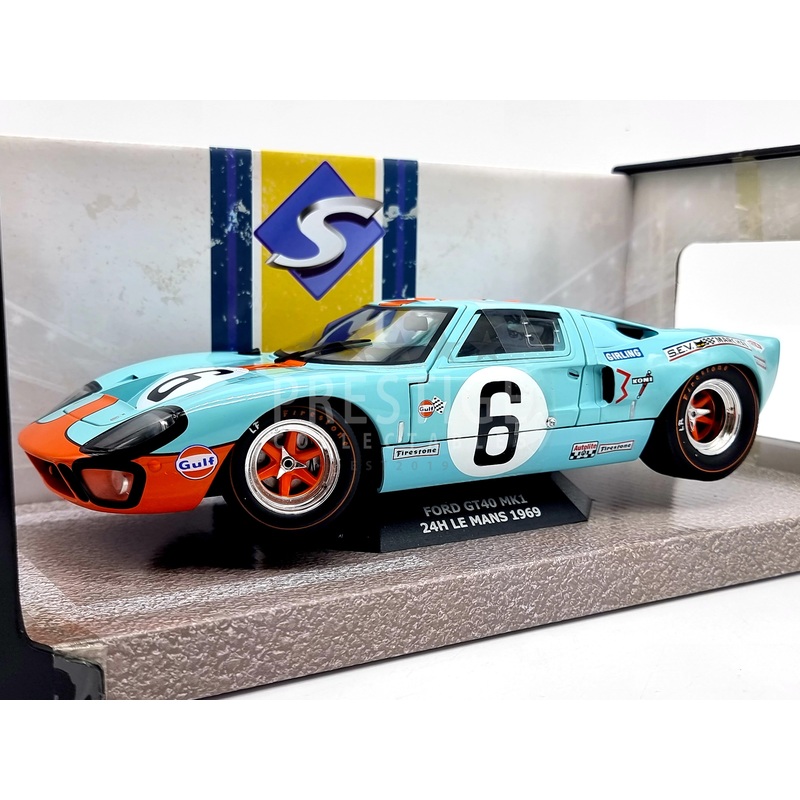 Solido 1969 Ford GT40 MK1 Winner 24h Le Mans Ickx/Oliver Gulf Livery 1:18 Scale – New