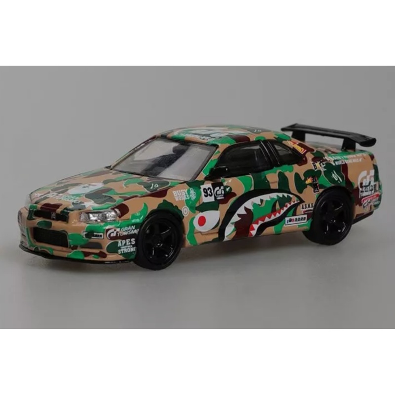 Stance Hunter 1/64 Skyline GT-R R34 Nismo Z-Tune camouflage
