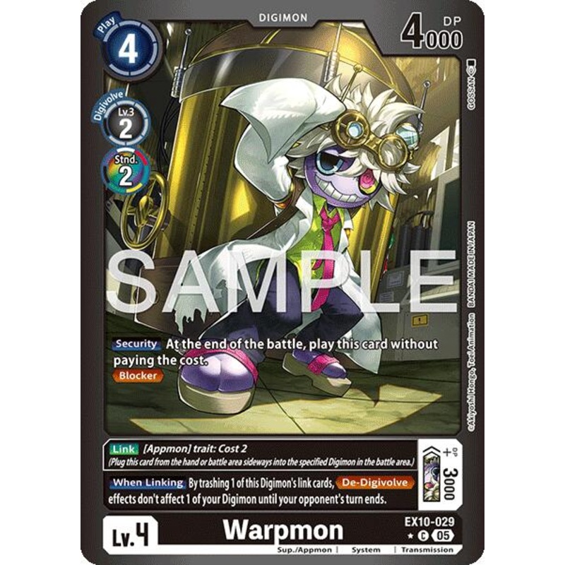 Warpmon [EX10-029] (Limited Foil) [Sinister Order]